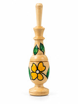 Handgeschilderde houten kohlhouder Sahara Bloom