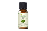 Oregano olie 30 ml van Aza Natural, flesje van bruin glas met zwarte dop en een groen etiket met een oreganotakje