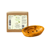 Tamale Sheaboter Natural met Zeephouder van Olijfhout Surf - afbeelding 2 van 2