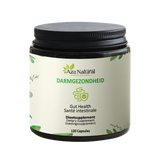 Pot Darmgezondheid Capsules van Aza Natural met 120 capsules, brede pot van donker glas