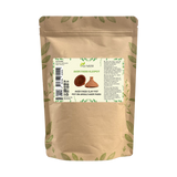 Sachet du pot en argile aker fassi Aza Natural, papier kraft à zip, étiquette avec un dessin de la coupelle en terre cuite