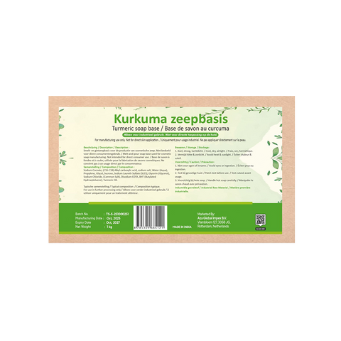 Zeepbasis Kurkuma - 1 KG