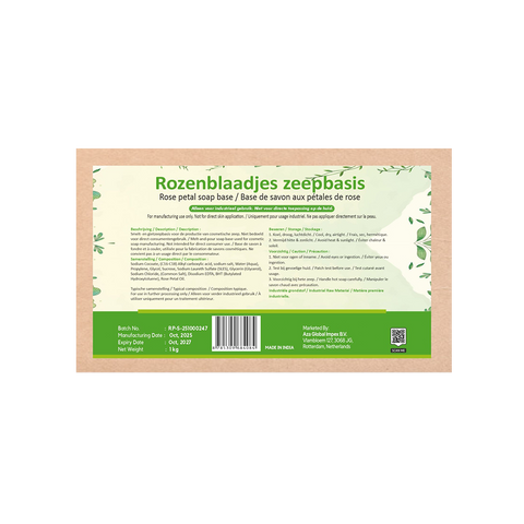 Zeepbasis Rozenblaadjes - 1 KG