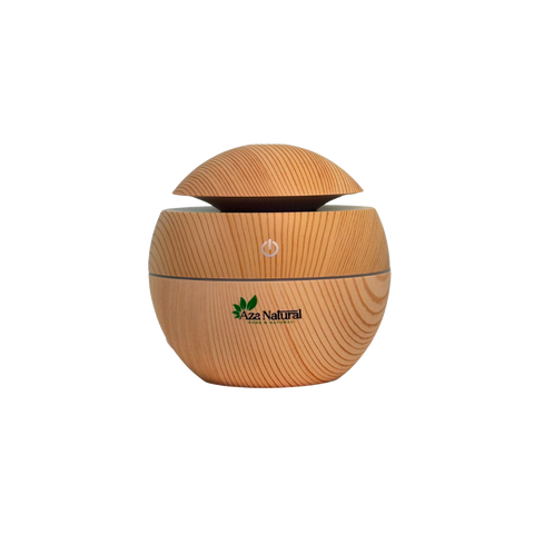 Vlam Aroma Diffuser Fonteintje Licht Hout